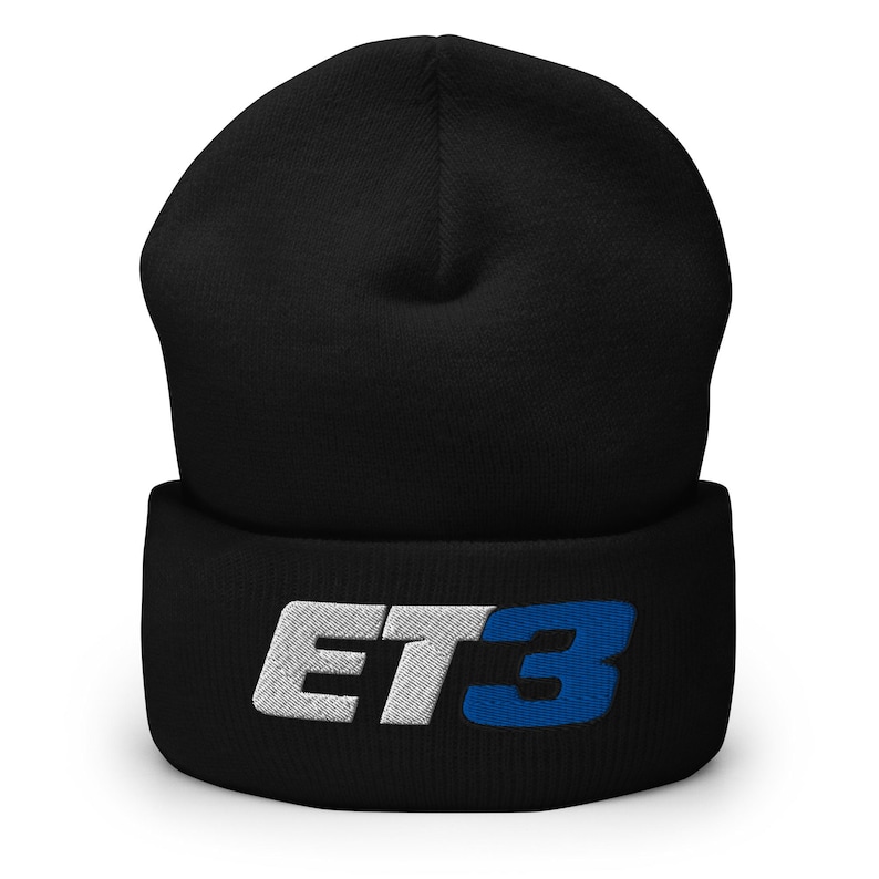 ET3 Cuffed Beanie - Eli Tomac #3 Motocross Fan Winter Hat