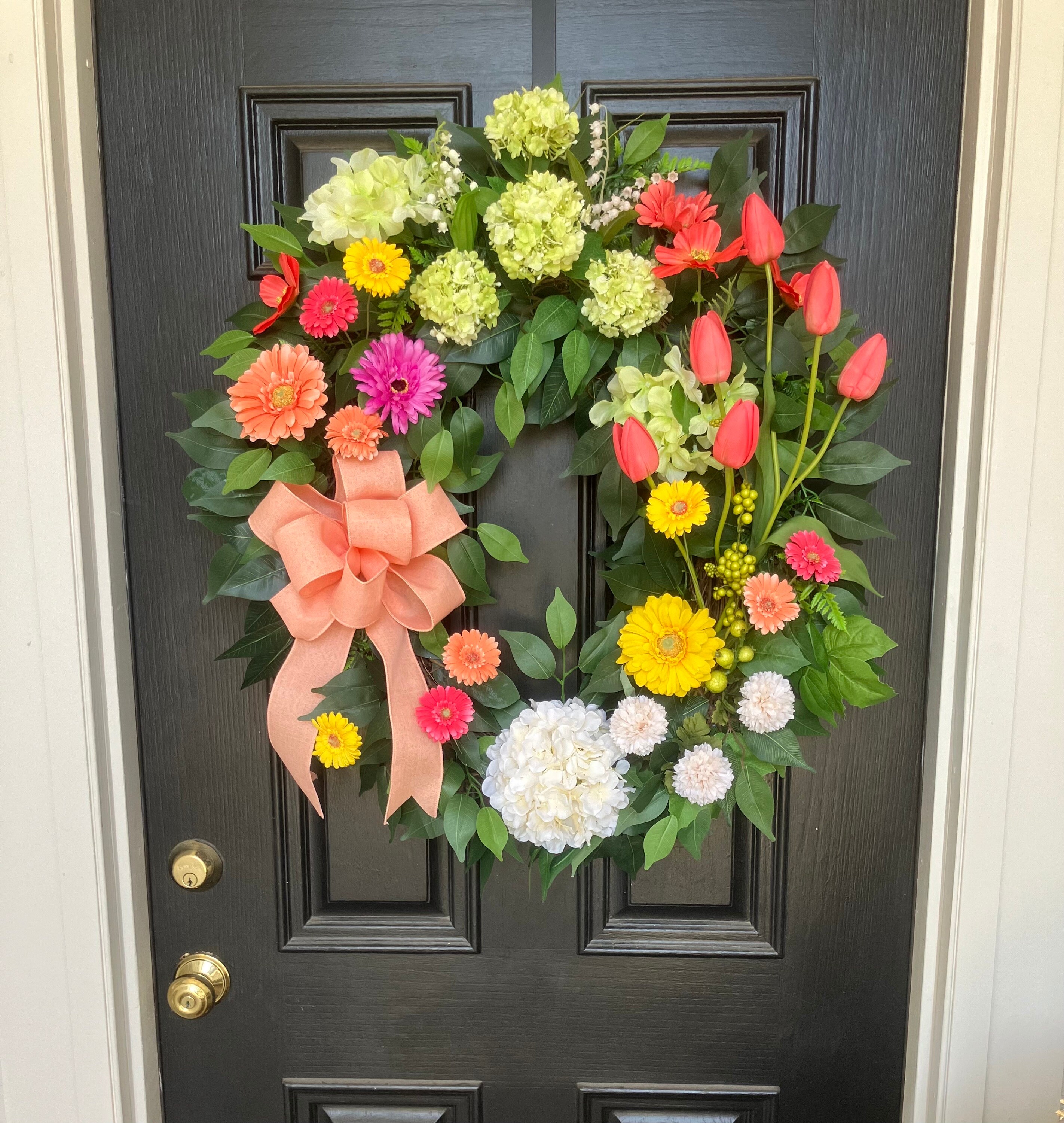 XLG Spring Into Summer Wreath All the Elements of Spring AND Summer in ...