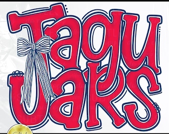 Jaguars blauw rood wit png, cheer competitie trendy preppy uniek strikontwerp (digitale download)