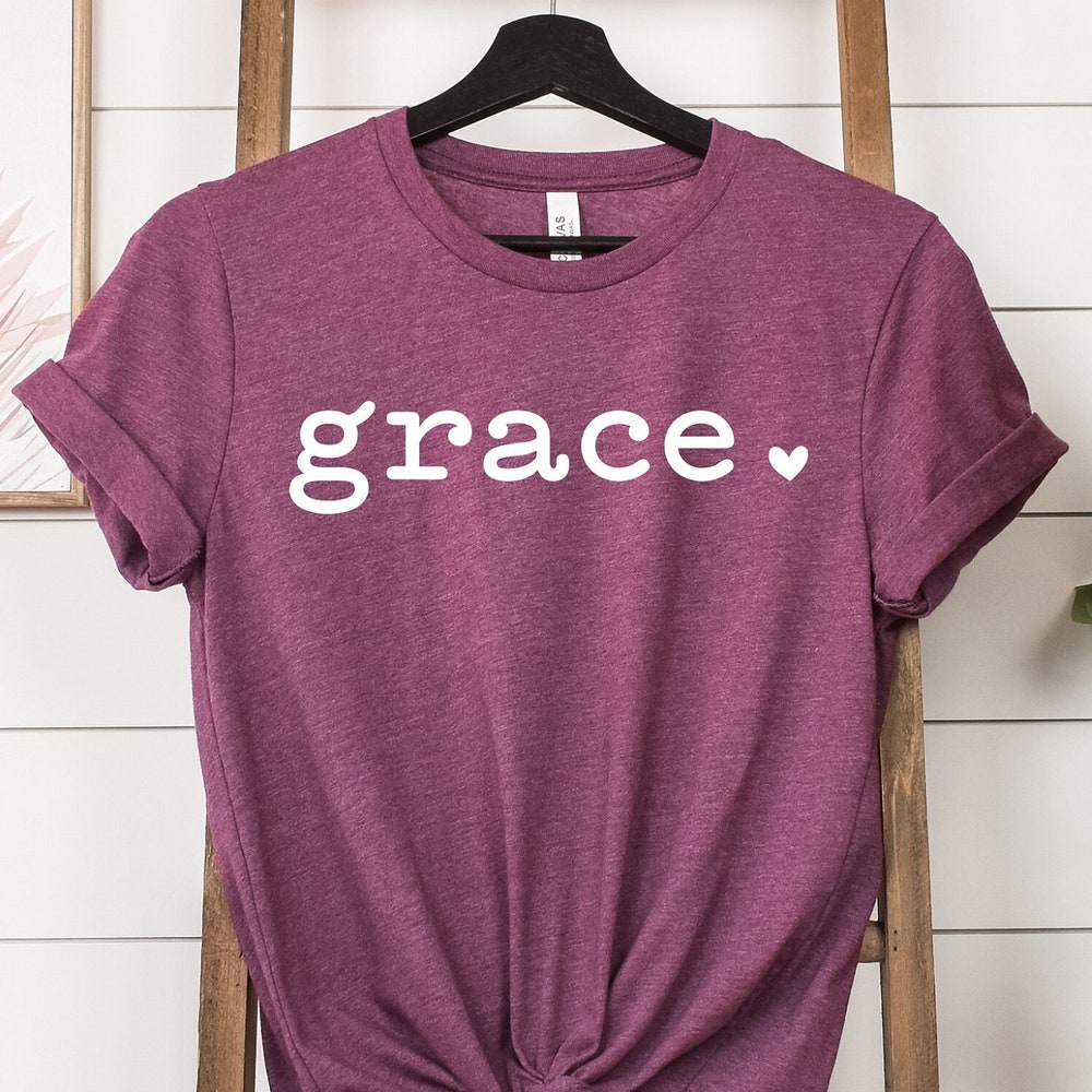 Inspirational Shirt, Positive Shirt, Women Shirt, Gift For Her, Cute Women Shirt, Christian Shirt, Religious Shirt, Faith Shirt,Grace Shirt Urbanchicdecor