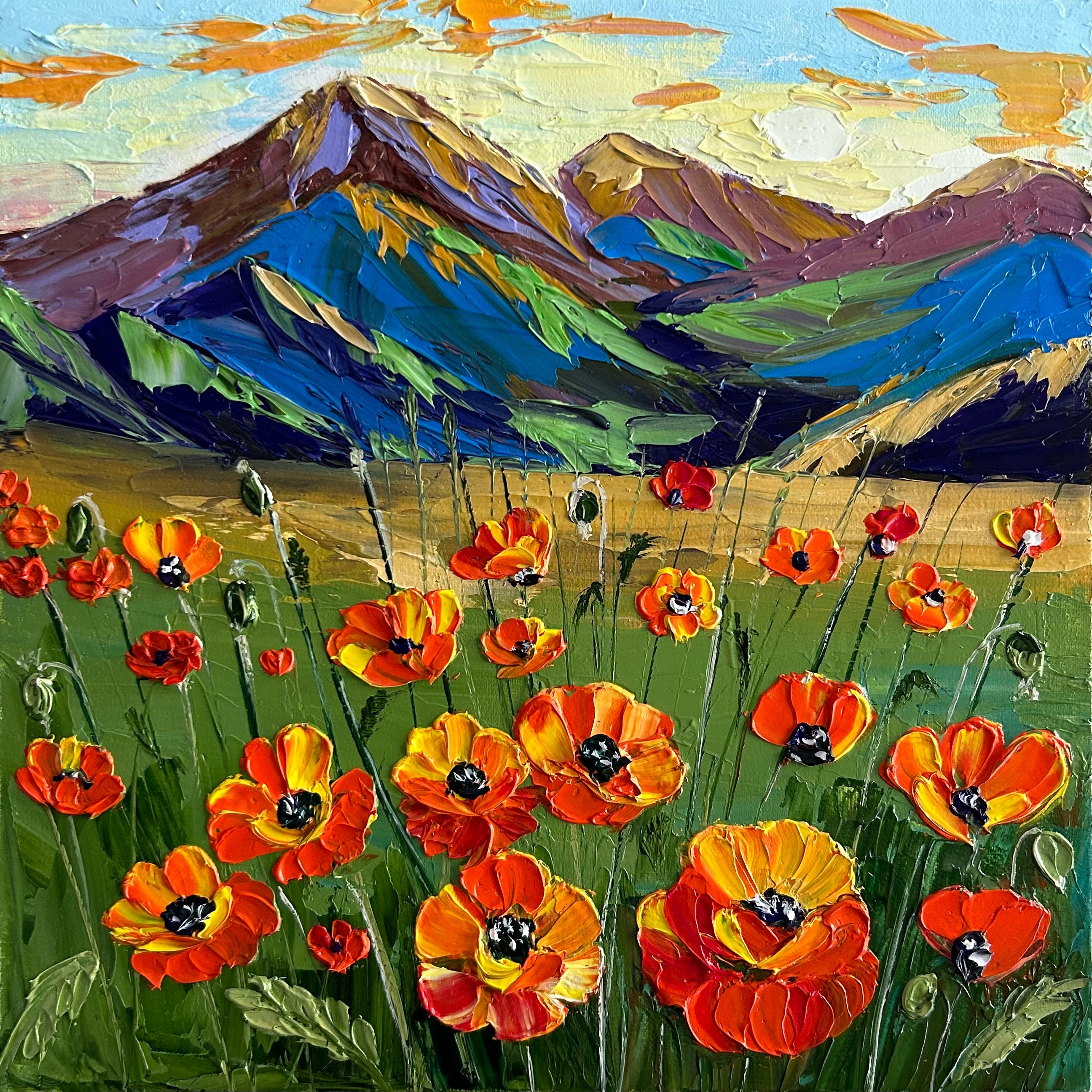 poppy oil キャンバスアート oilworks POPY OIL キャンバス アート POPY OIL