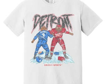 Detroit Hockey - Comfort Colors 1717 Garment-Dyed Vintage Tee