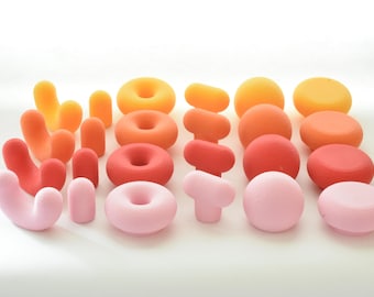 Möbelknöpfe | 20 Farben | 6 Modelle | Türgriff und Innendekor aus Biopolymer im 3D-Druckverfahren hergestellt