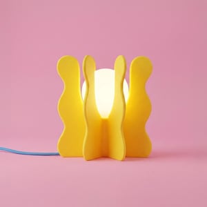 Alga lamp | colorful table lamp for ambient lighting | interior decoration light for bedroom & living room | design by Benga Studio