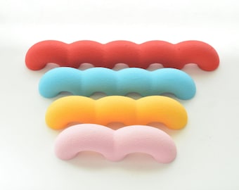 poignées d'armoire | 20 couleurs | 5 longueurs | accessoires de décoration pour meubles fabriqués en biopolymère par impression 3d