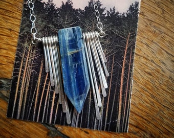 Kyanite + Sterling Silver Necklace