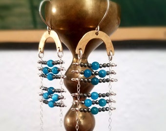 Apatite Abacus Earrings