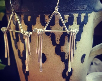 Sterling Silver Minos Earrings