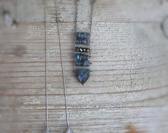Labradorite+ Sterling Silver Totem Necklace