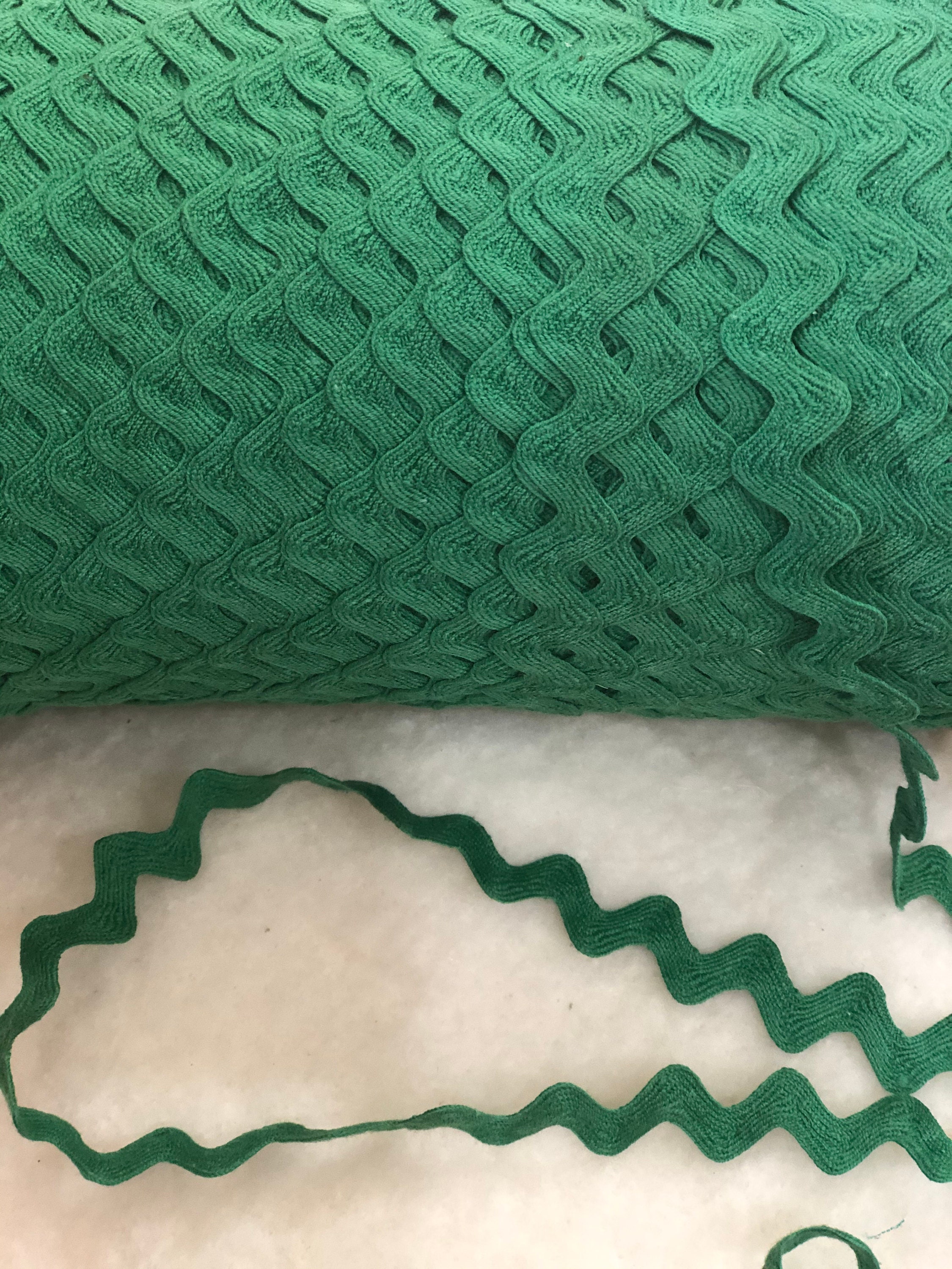Kelly Green Ric Rac Vintage Cotton Ric Rac - Green - 1/2 Inch - 5 Yards - 6.00 Dollars - Etsy