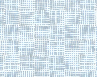 Trellis - By Sarah Golden - For Andover Fabrics - Blue (ZD-77593-002) - One Yard - 9.95 Dollars