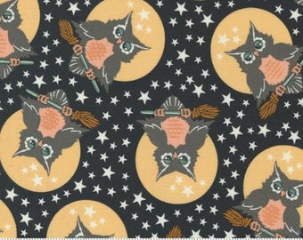 Owl O Ween - From Urban Chiks - For Moda - Midnight (31190-17) - One Yard - 11.95 Dollars