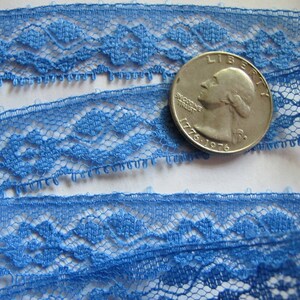 Royal Blue Lace Trim 20 Yards 5.00 Dollars image 4