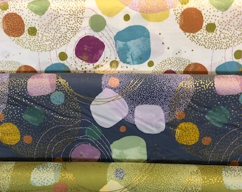 Flirtation - From Zen Chic - Fabric For Moda - Half Yard Set - 3 Prints - 17.25 Dollars