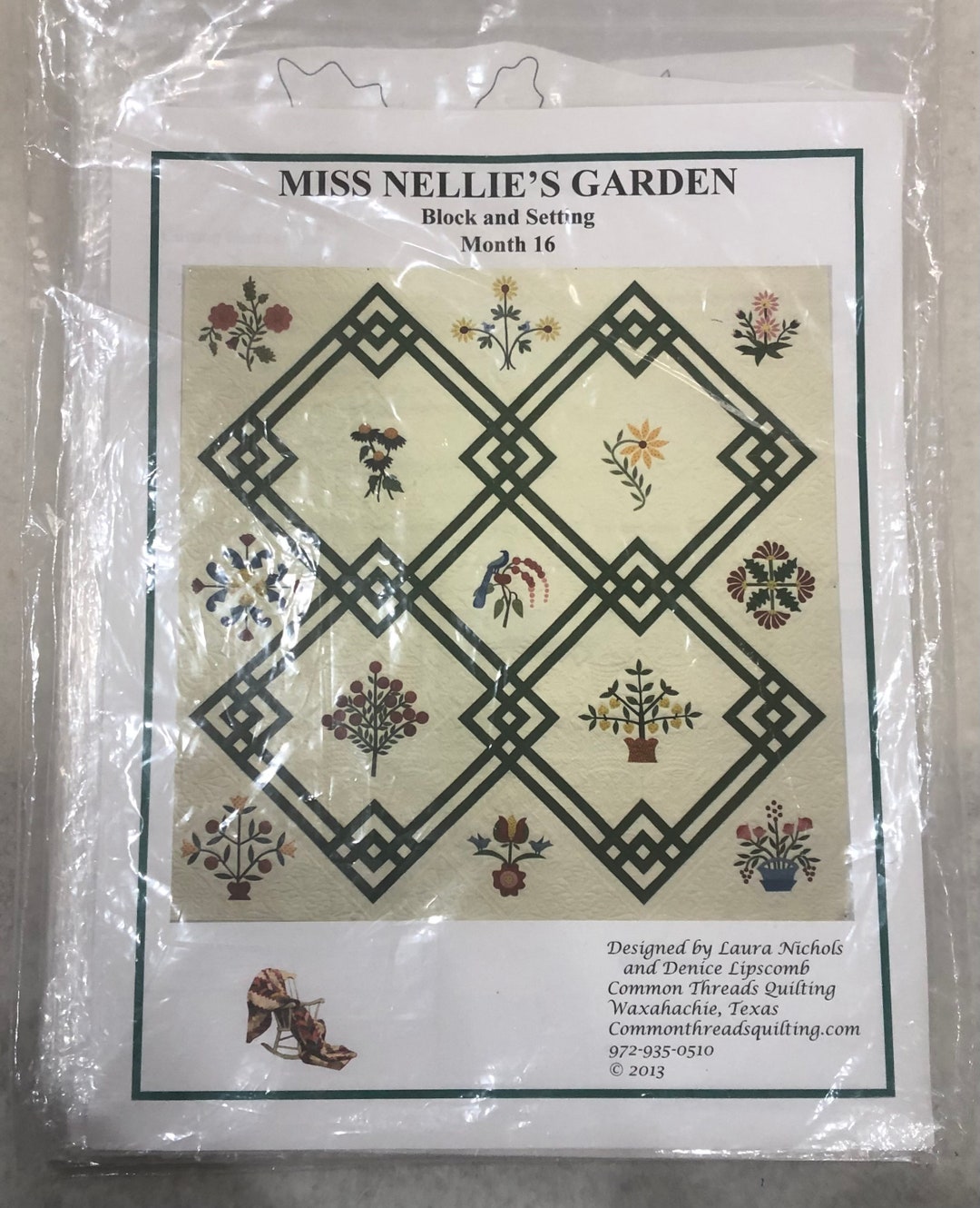 Miss Nellie's Garden Quilt Pattern by Laura Nichols and Denice