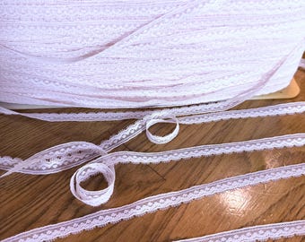 Blush Pink Lace Trim - 3/8 Inch - 20 Yards - 6.00 Dollars