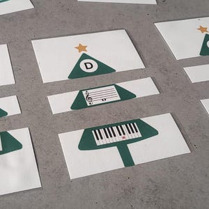 Build a Christmas Tree - Music theory Game - Piano lessons - Music lessons - Music flashcards