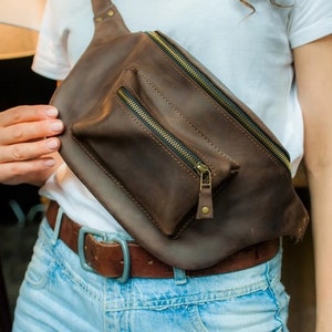 Gürteltasche nach Maß, Leder Gürteltasche, Leder Gürteltasche, Leder Bauchtasche, Hip Gürteltasche, Bauchtasche Leder, Herren Bauchtasche