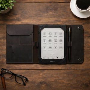 Funda de cuero personalizada para Boox Go 10.3, funda para Boox Tab Mini C, funda Onyx Boox Note Air 5c, funda Onyx Boox Go 6, funda delgada para tableta