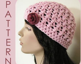 The Julia Hat - Crochet Pattern PDF Crochet Womens Hat Pattern, Easy Crochet Pattern, Instant Download PDF