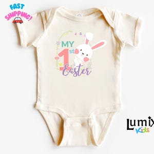 My first easter, Cute Spring Bodysuit, Baby First Easter, Easter Bunny, my first easter