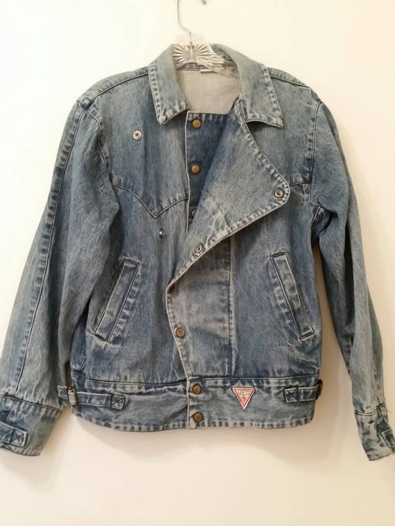 Items similar to Vint. Guess Jeans Jacket,Georges Marciano, Denim ...