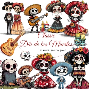Aquarell Handgezeichnet Dia De Los Muertos Clipart, Tag Der Toten Clipart, Mexikanisches Halloween PNG, La Catrina, Mexikanisches Clipart, Sugar Skull