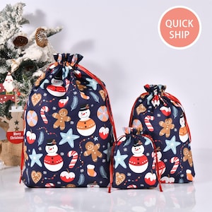 Whaline Christmas Canvas Tote Bags - Boho Christmas Tree Print, Reusable Gift & Shopping Bag