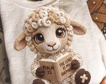 Il Signore è il mio pastore PNG, Filato finto, Sublimazione cristiana PNG, Bambini cristiani, Bibbia PNG, Religioso PNG, Agnello di Pasqua