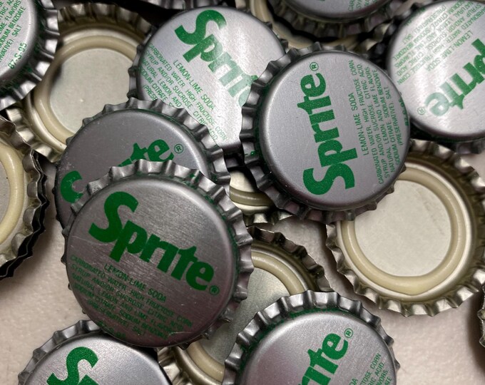 Soda Bottle Caps - SPRITE- Lot of 100 - Etsy