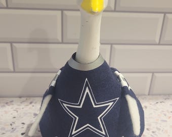 Mini Desk Goose Dallas Football Jersey 7” figurine | NO GOOSE INCLUDED | Handmade | Fall Football Season in Texas