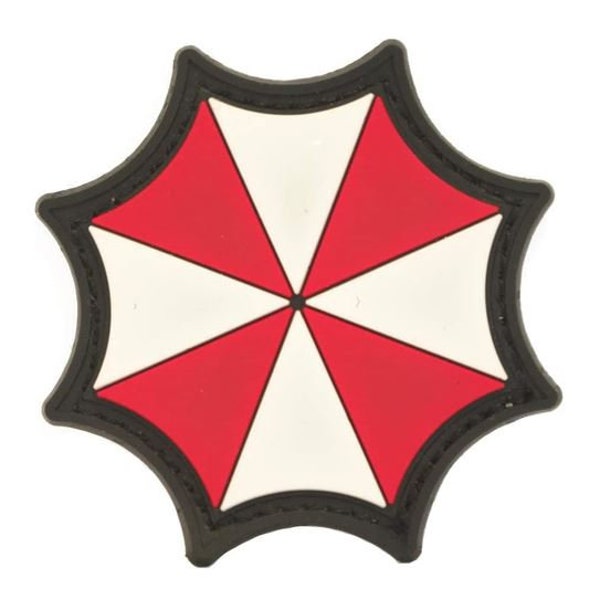 Resident Evil Klett Aufnäher Umbrella Corporation Regenschirm Velcro Patch Capcom Jill Valentine Cosplay Klettaufnäher