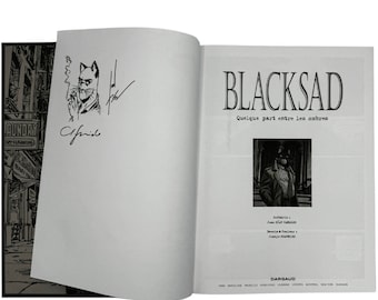 Blacksad, Somewhere Between the Shadows – Autogramm von Diaz Canalès, 2021