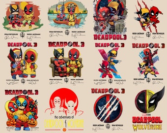 Deadpool and Wolverine Png, Deadpool 3 PNG, Deadpool & Wolverine Png, Cute Deadpool 3 png, Ryan Reynolds Hugh Jackman Png, Superhero X-Men