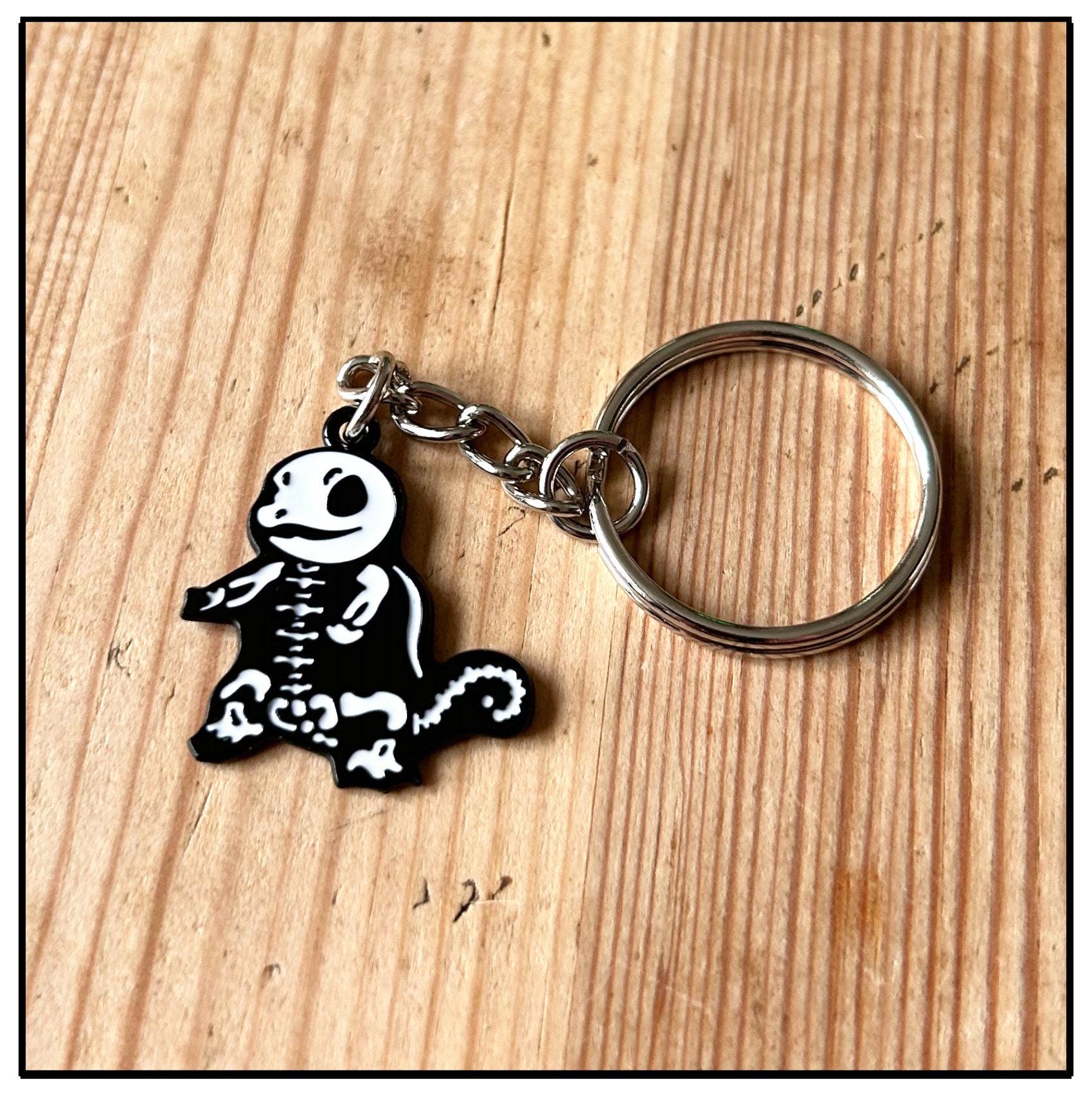 不気味なスケルトンポケモンキーホルダー - ハロウィン フシギダネ