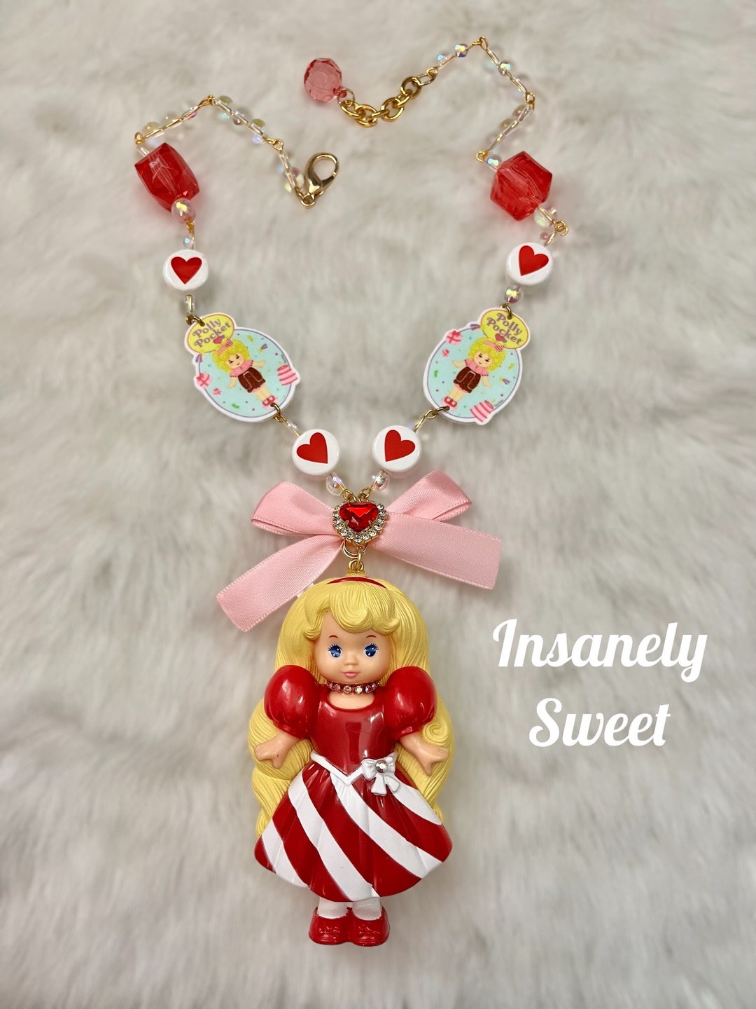 Vintage Polly Pocket Necklace Etsy