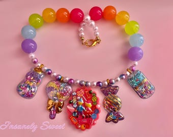 Collier camée bonbon Hansel et Gretel