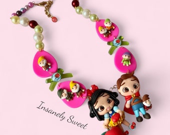 Snow White and the Seven Dwarfs Necklace