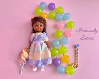 Collier pour poupée Toy Stick Poney Pastel Spring