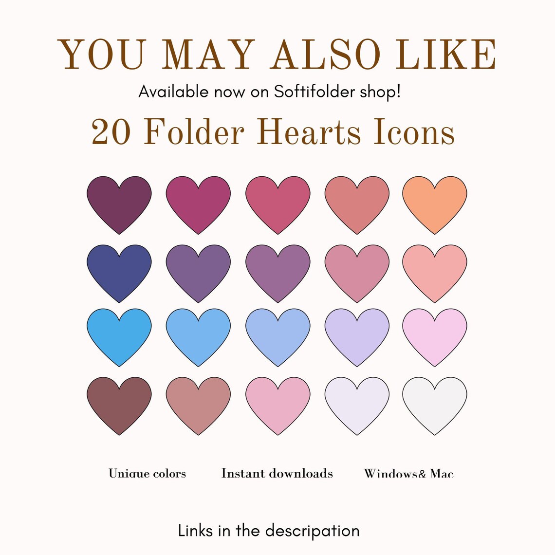 20 Pixel Folder Icons for Mac & PC Retro Colors - Computer Desktop ...