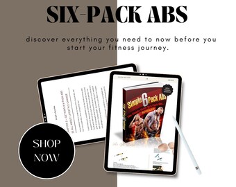 ebook fitness, Digital Download, fitness guide, abs, ebook health, Abs Secret eBook, 6-Pack Abs Secret,