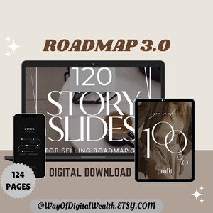 Roadmap 3.0 Editable IG Story Templates Roadmap Instagram Story Templates MRR Roadmap Marketing Instagram Stories for Roadmap Course
