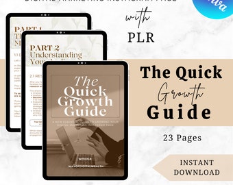 The Quick Growth Guide, Instagram Growth Guide with Master Resell Rights, Instagram Marketing Strategies Guide, DFY Guide For Business Owner