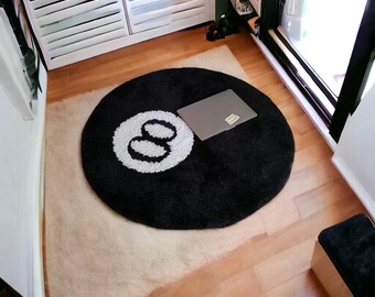 Tapis 8 boules STUSSY - Décoration d'intérieur unique pour chambre à coucher