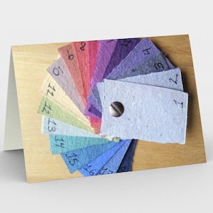 Set of 3 Blank Greeting Cards | 5 x 7 | Colour Samples