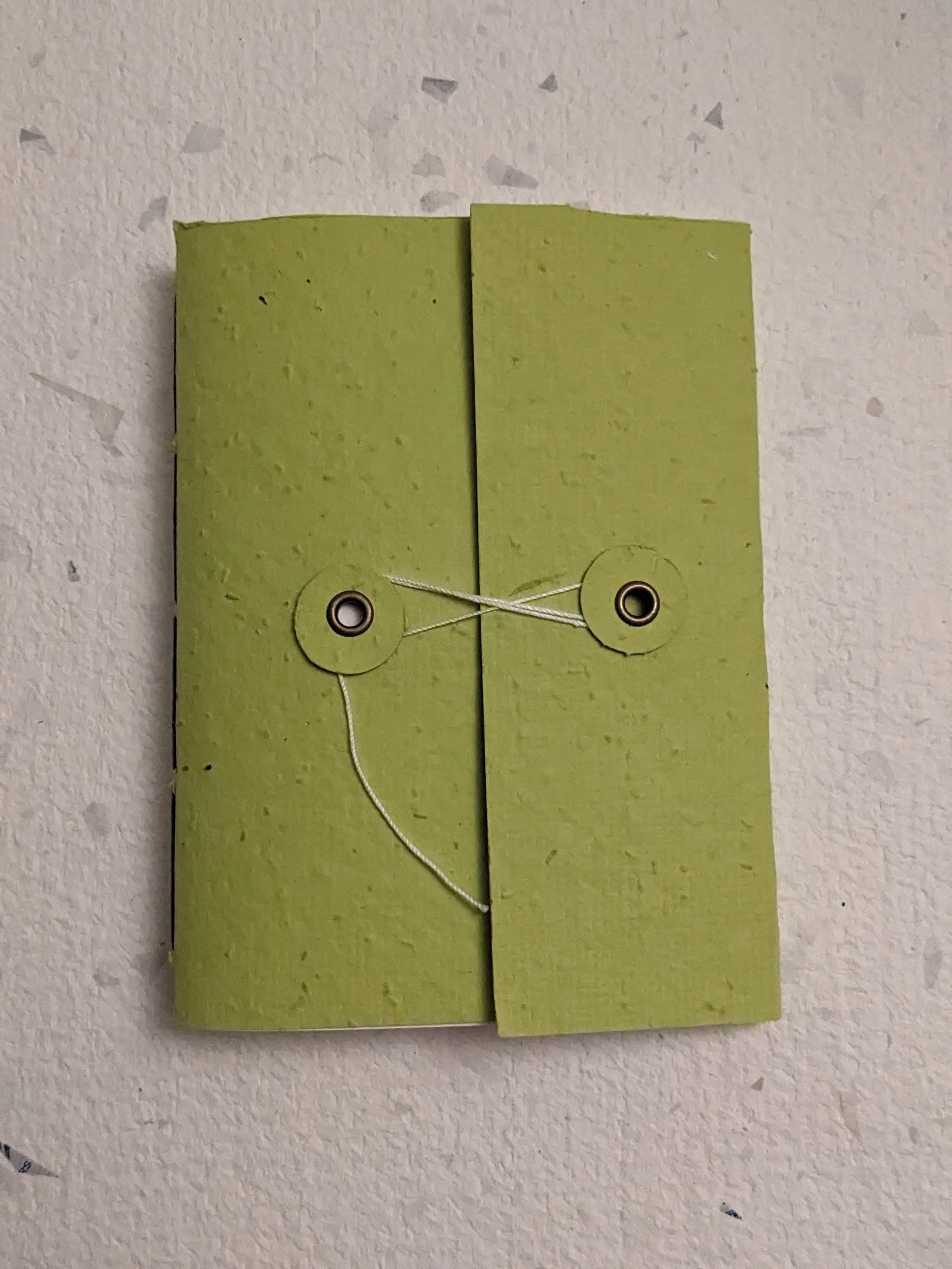 Pocket | Plantable Cotton Button and String Notebook - Etsy