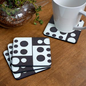 Coasters | Single or Set of 4 | Original Digital Art | Polka Dotted