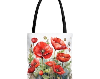 Flowers, Grocery Bag, Hand Bag,Tote Bag (AOP)