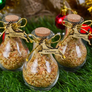 Personalisierte Weihnachtstee-Partygeschenke, handgemachte benutzerdefinierte Noel Neujahr Frohe Weihnachten Geschenke, Weihnachten einzigartige Masse Weihnachtsgeschenk, lose Tee Gefälligkeiten