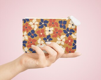 Golden Bloom Mini Clutch Bag